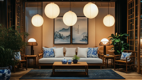 中式灯场景