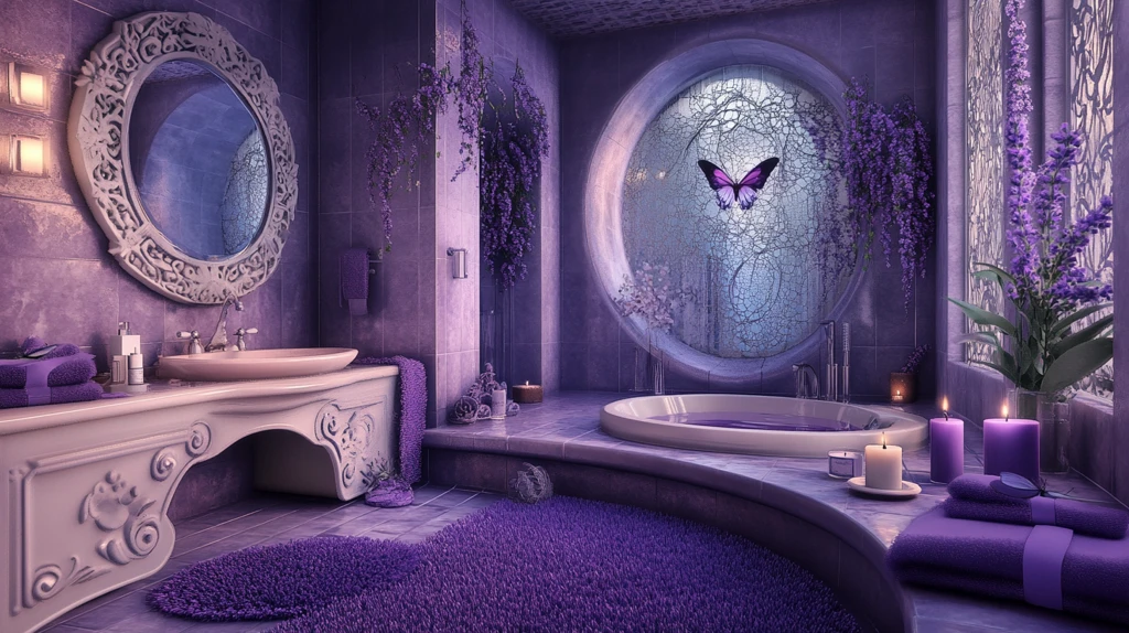 豪华浪漫紫色城堡