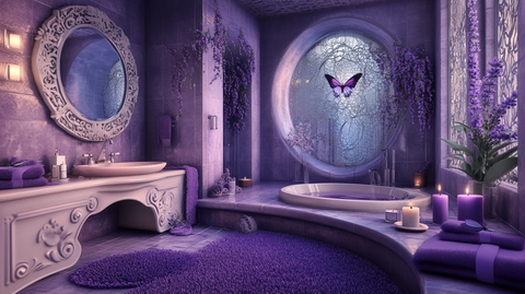 豪华浪漫紫色城堡