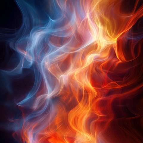 流光意境彩色渲染图案