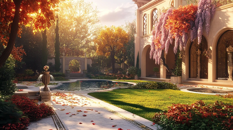 法式洋房园林小品