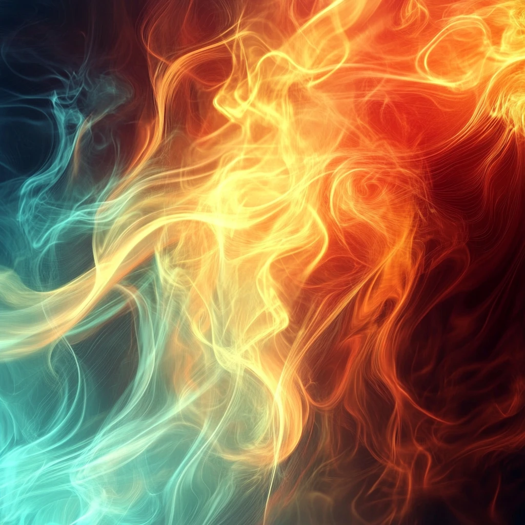 烟雾彩色动感线条