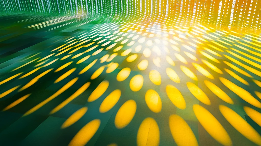 黄绿色科技背景