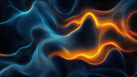幻彩流体抽象线条背景