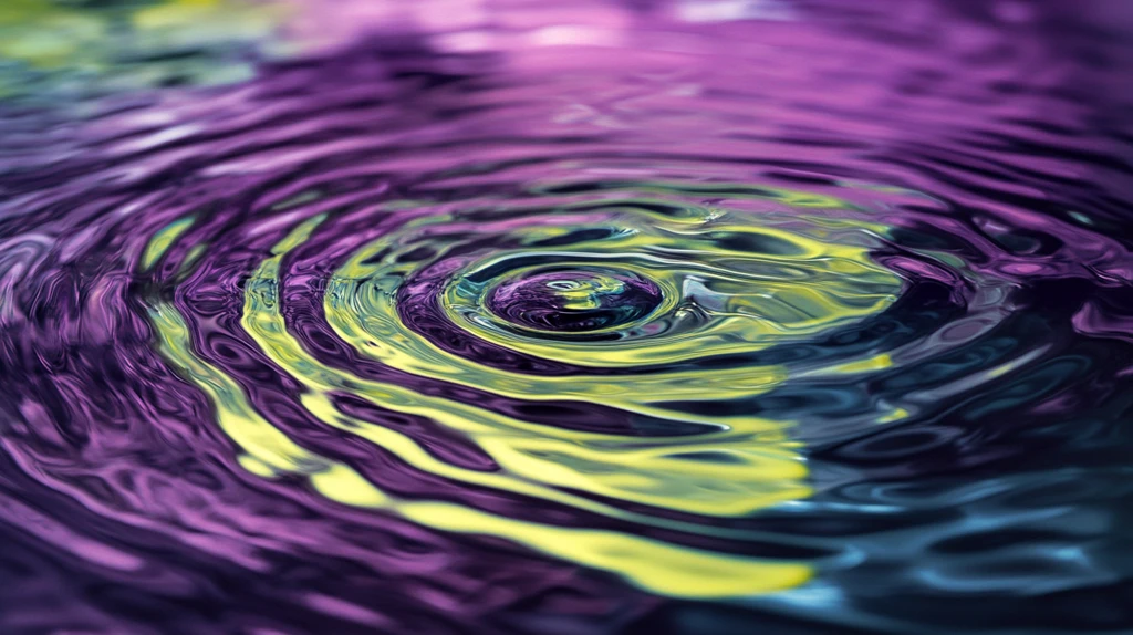 水滴在水面上的艺术