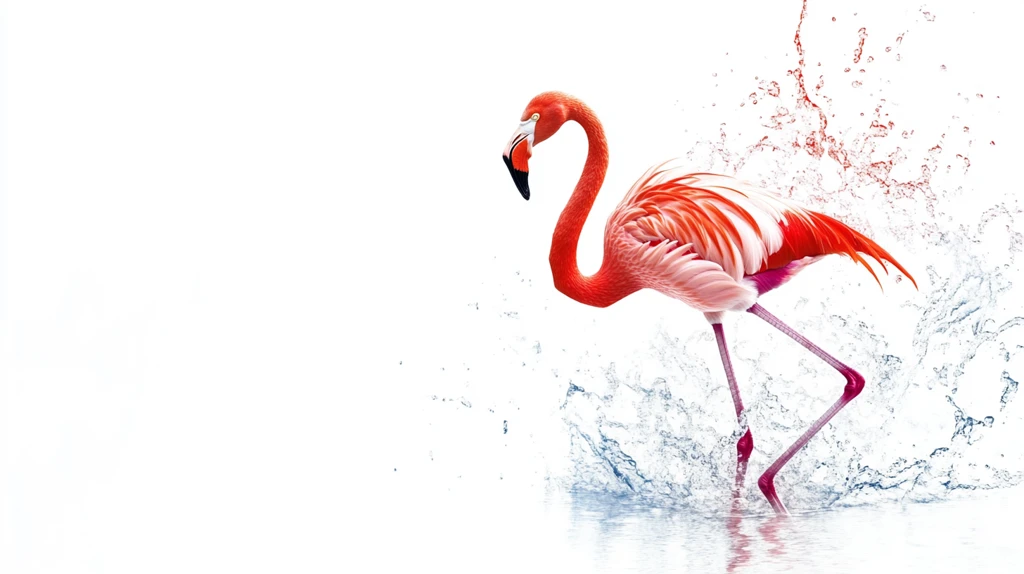 火烈鸟迎宾效果图