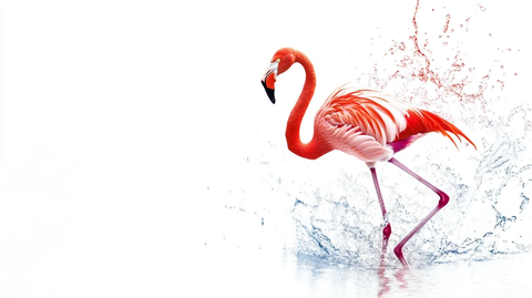 火烈鸟迎宾效果图
