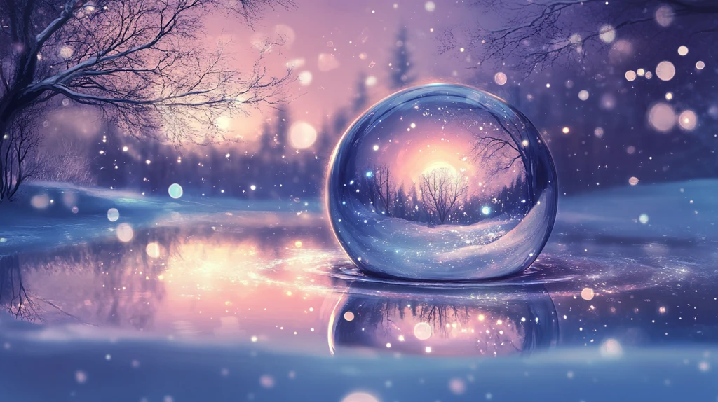 雪景水晶球
