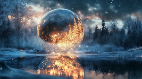 水晶球风景