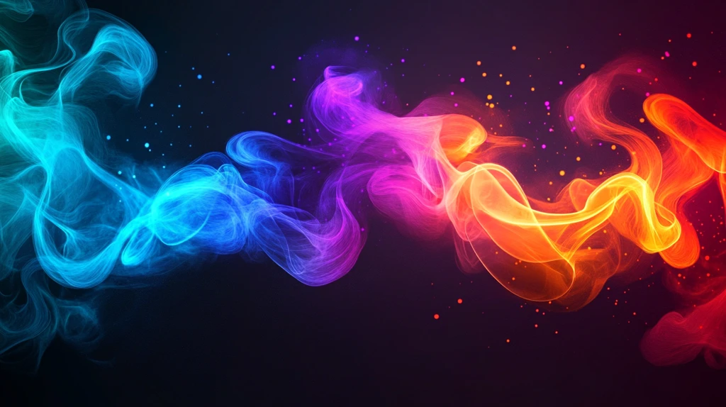 烟雾彩色动感线条