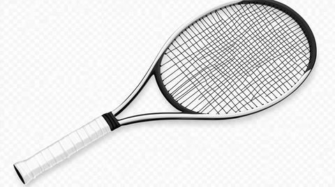 网球拍透明背景