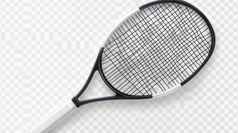 网球拍透明背景