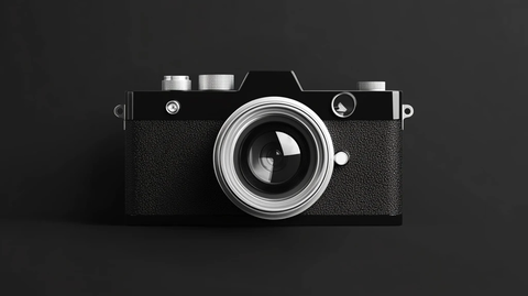 银镜头透明相机