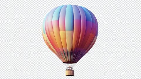 热气球素材