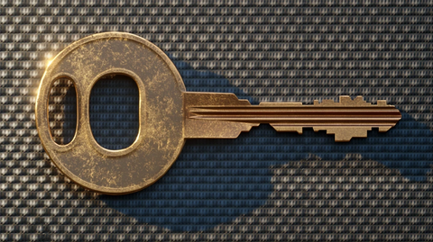 金属齿纹圆钥匙环