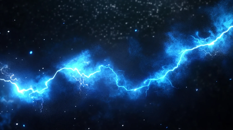 蓝色的闪电