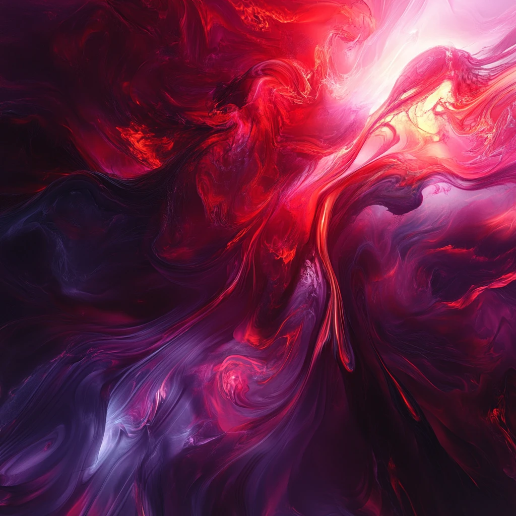 炫丽的梦幻流体画