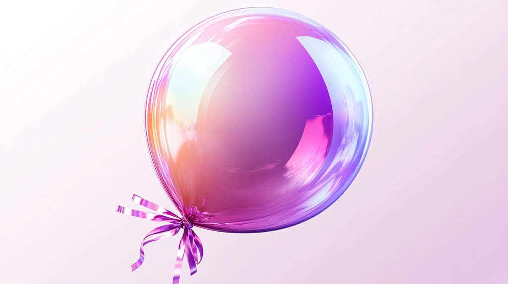 优雅蓝紫色渐变球