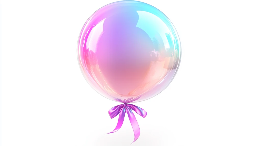 优雅蓝紫色渐变球