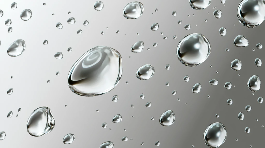 雨滴透明下落轨迹