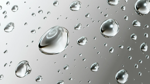 雨滴透明下落轨迹