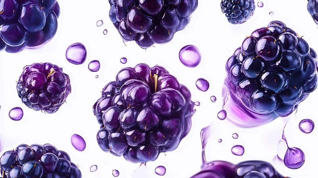 夏黑葡萄白底图