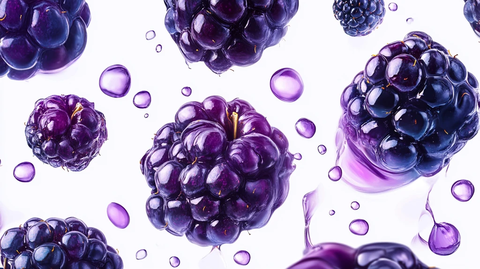 夏黑葡萄白底图