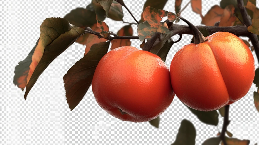 收获果实秋季红柿树木