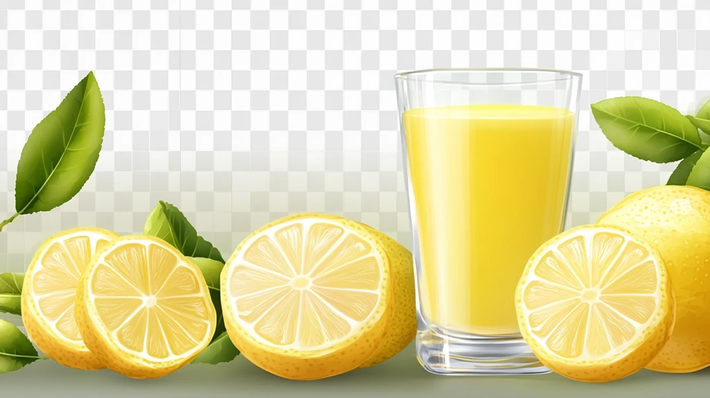 柠檬汁插画