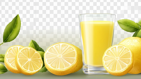 柠檬汁插画