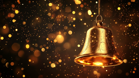 金色铃铛闪耀装饰