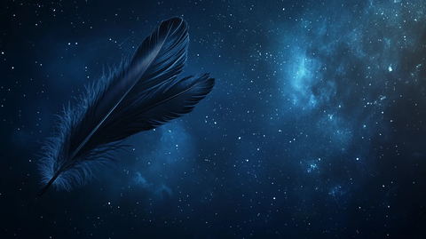 深邃通透蓝色背景