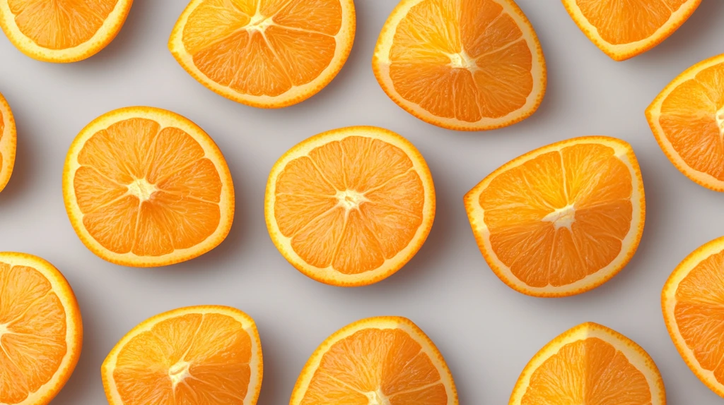 活力西柚色立体背景