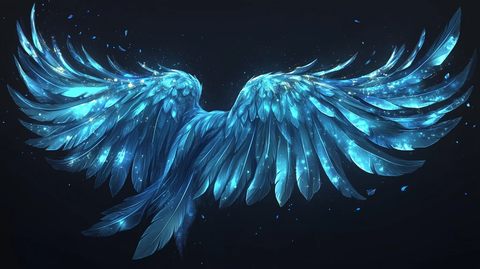 光线翅膀唯美翅膀设计