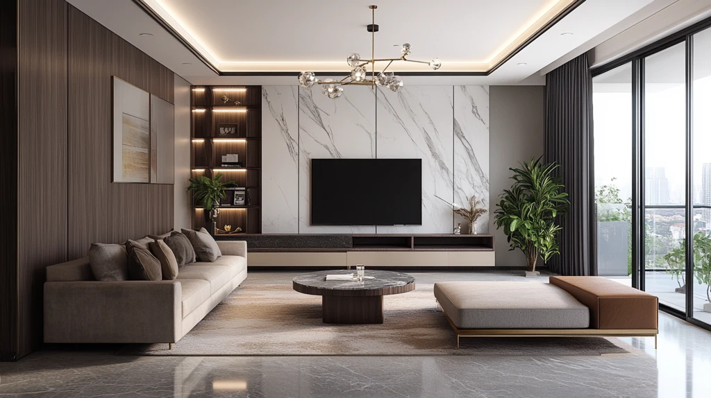 岩板客厅场景素材