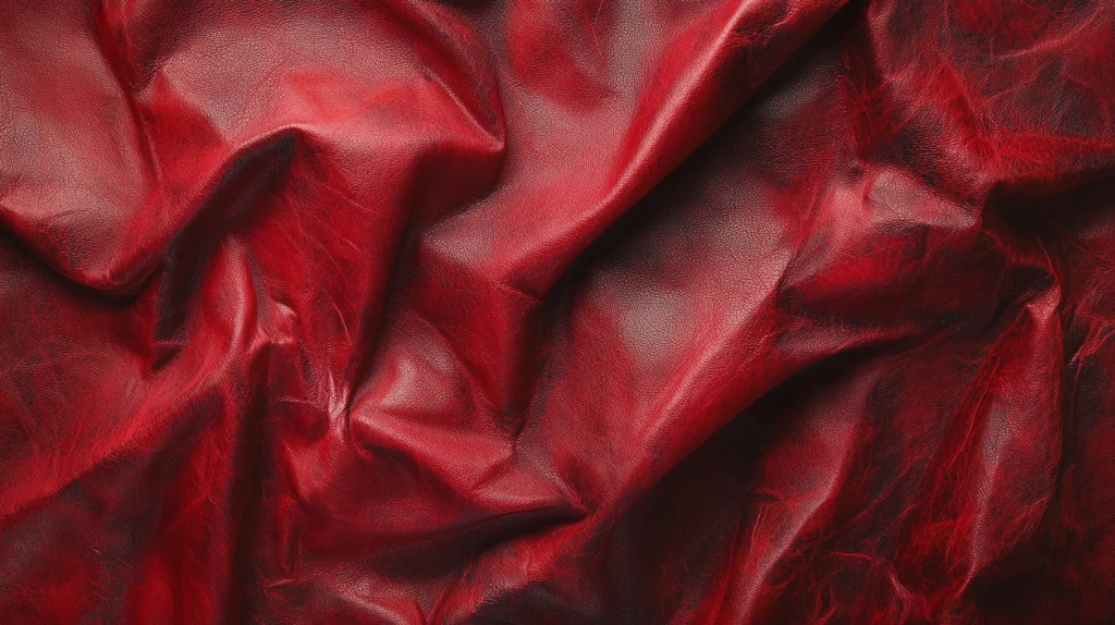 红丝绸质感