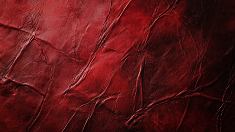 红色皮革纹理