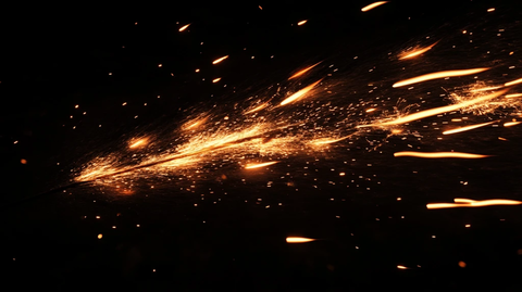 烟花绽放迎新春