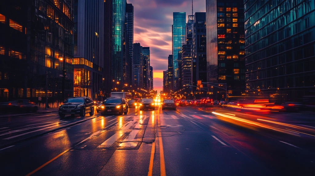 车水马城市道路