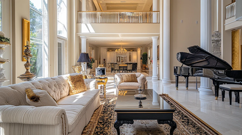 豪宅别墅大客厅