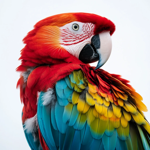 立体画金刚鹦鹉