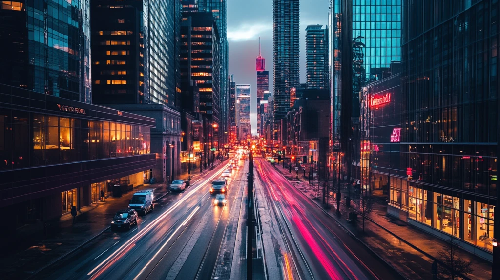 繁华地段都市交通地产