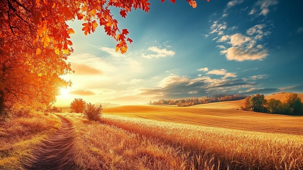 唯美的秋天风景