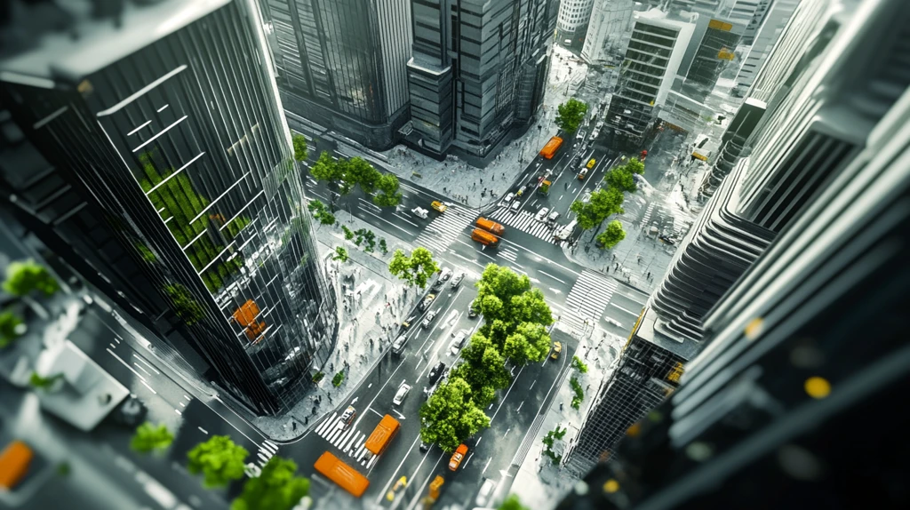 立体艺术城市场景