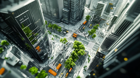 立体艺术城市场景