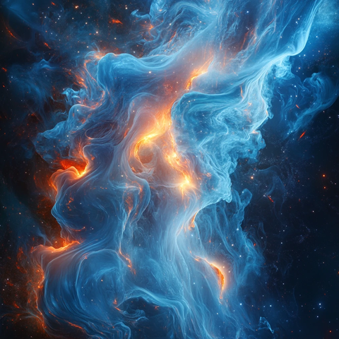 海洋流体画宇宙