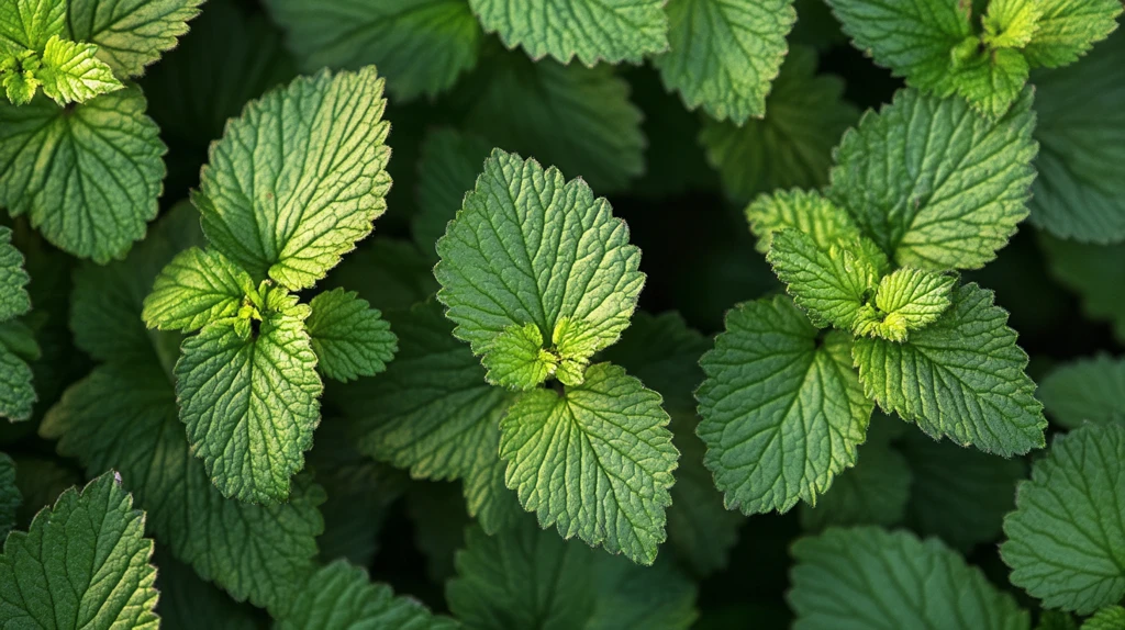 唇形科植物薄荷枝叶