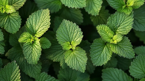 唇形科植物薄荷枝叶