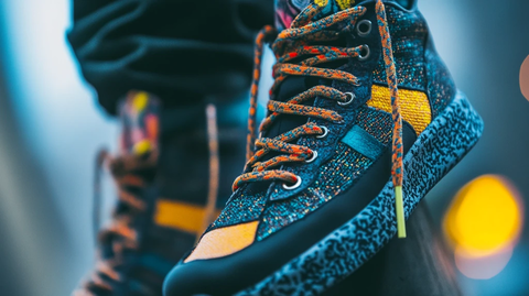 运动鞋细节设计