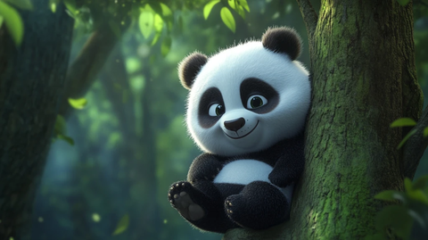 卡通熊猫壁纸